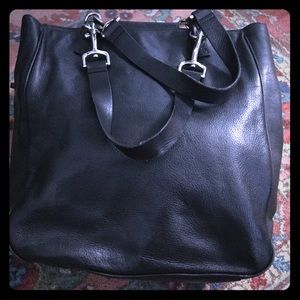 Ralph Lauren Shoulder Bag with Silver Buckles